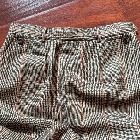 Ralph Lauren Plaid Midi Pencil Skirt - Picture 2 of 4